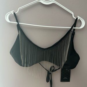 SHEIN NWT Fringe Bra